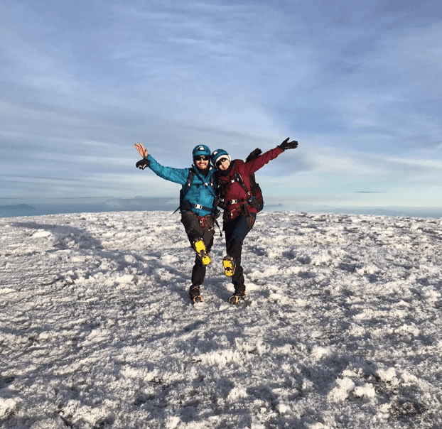 Cumbre Poleka Kasue - La doncella de las nieves