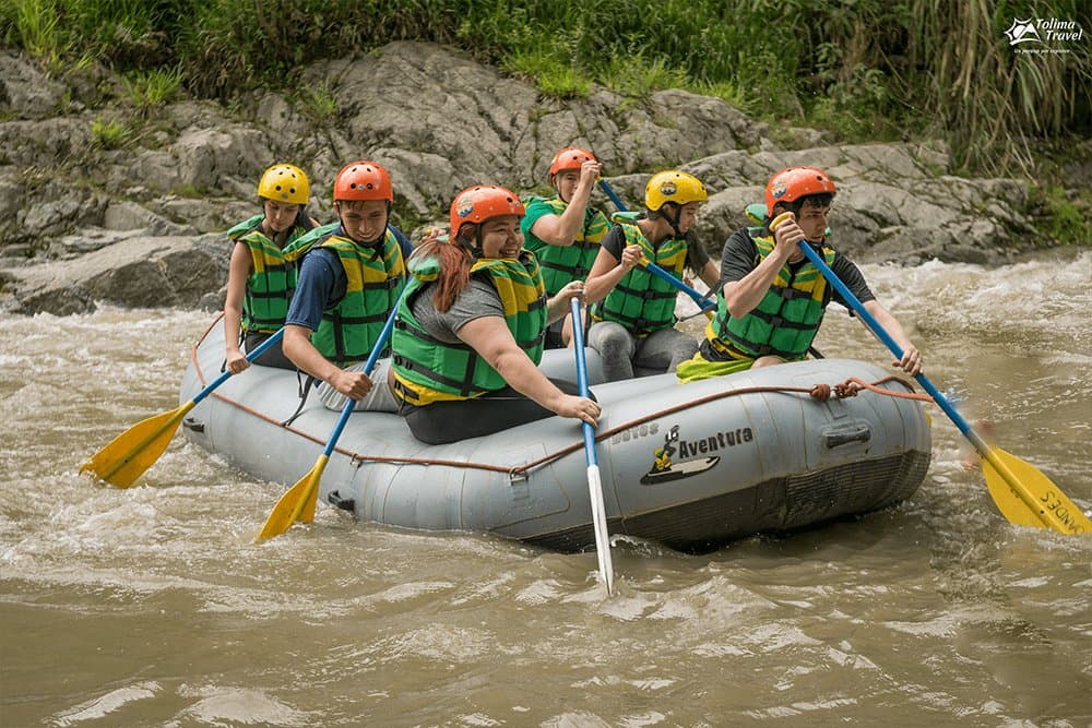 Rafting en Ibagué, corcoma expedition
